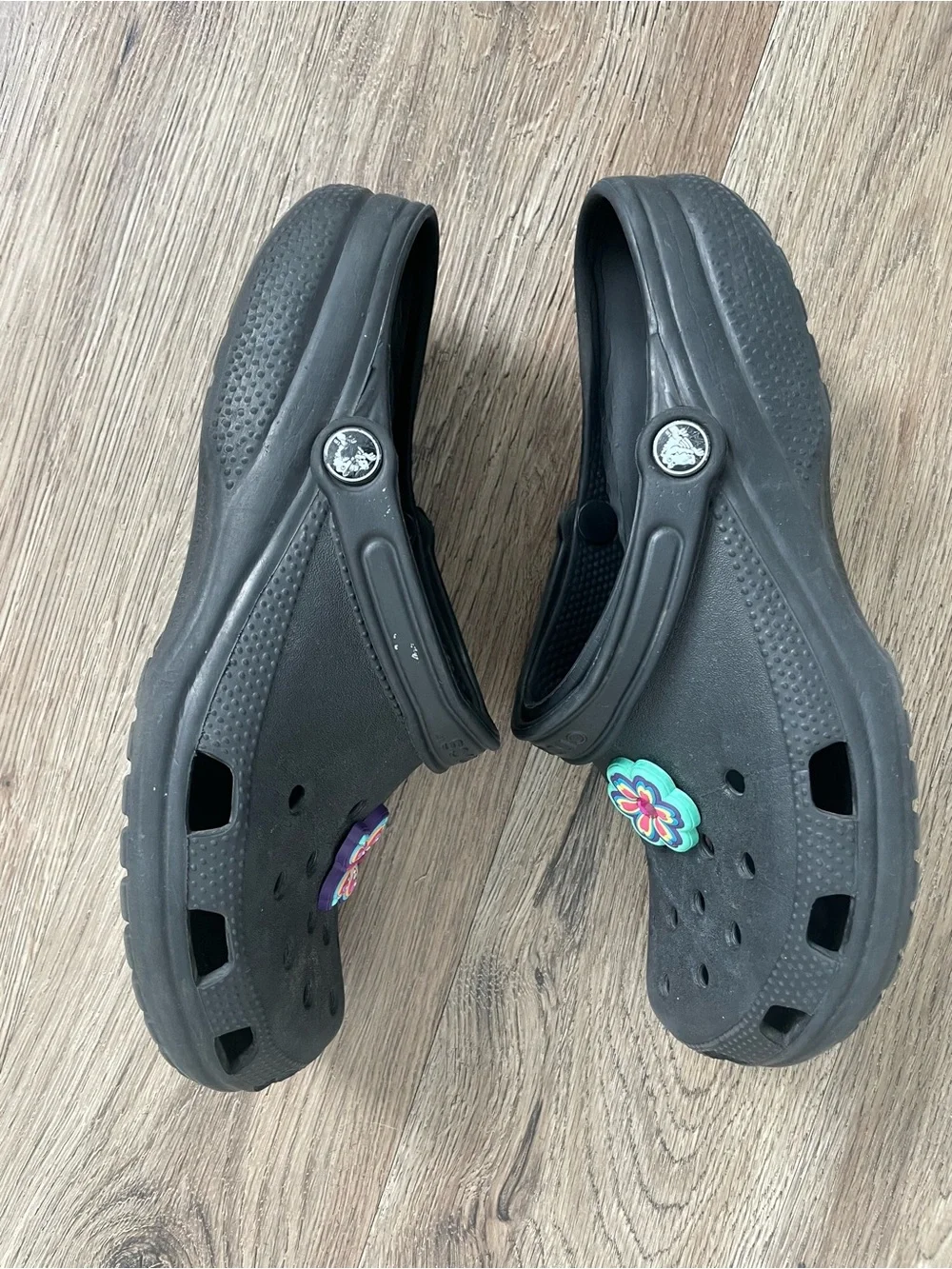 Men Size 10 Crocs Classic Clogs Black Slippers Shoes